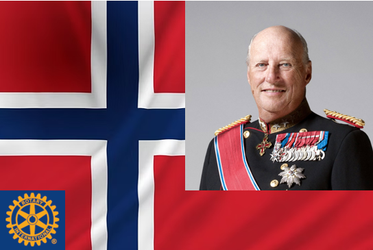 Rotary i Norge sørger over Kong Haralds bortgang